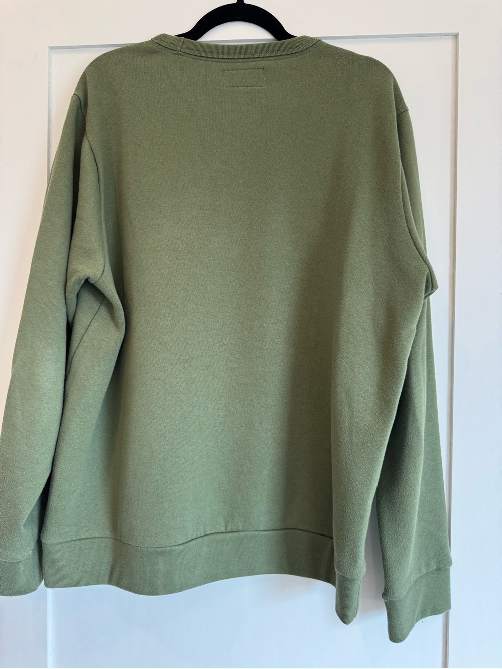 Bonobos Olive Crewneck Sweater with Koala Patch - Picture 3 of 3